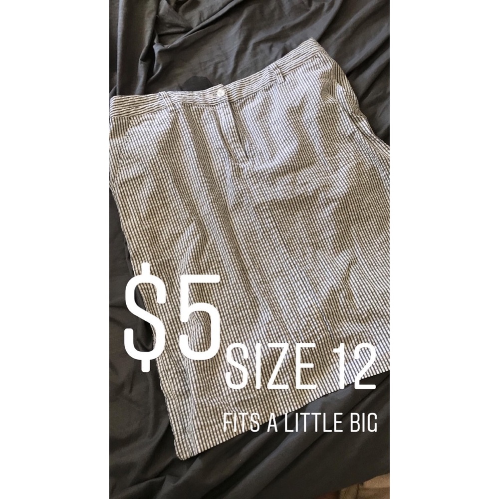 Seersucker Skirt